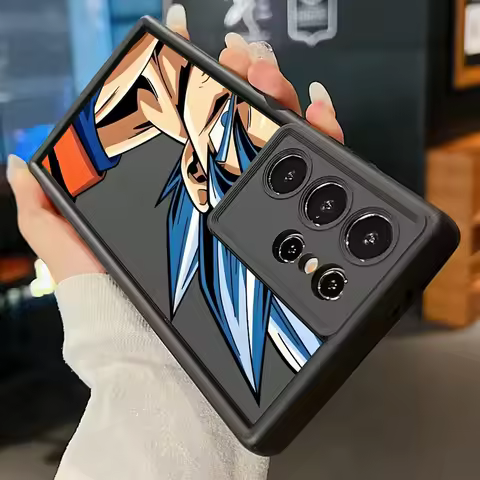 Dragon Ball Goku TPU Soft Case for Samsung Galaxy S20FE S23 FE S24Ultra S24 Plus S22 S25 Ultra S25+ S21