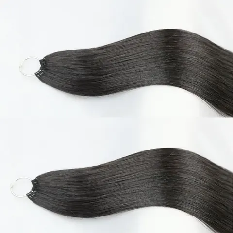 Наращивание волос Feather Line 100% натуральные волосы 18-28 дюймов 50-200 шт.