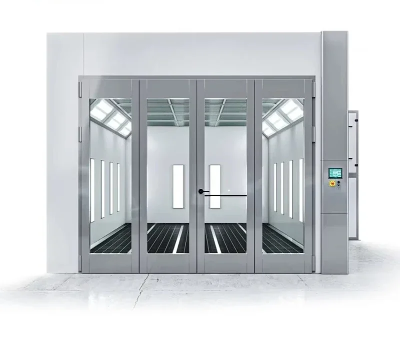 Energy-saving automotive paint booth, intelligent control system 10HP, 60dB, CE certified for automotive repair workshops