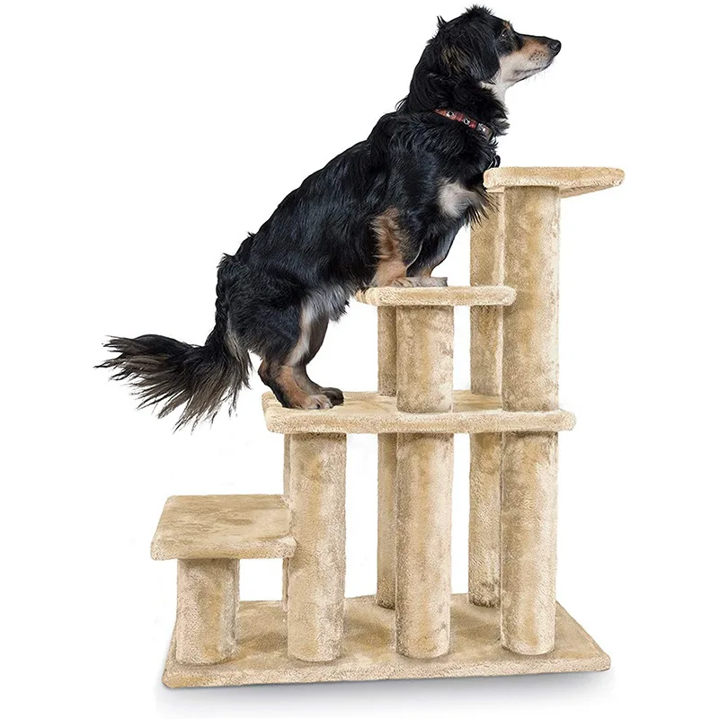 

Dog Stairs Steps Teddy Small Pet Ladder Cat Dog On Bed Sofa Folding Small Ladder