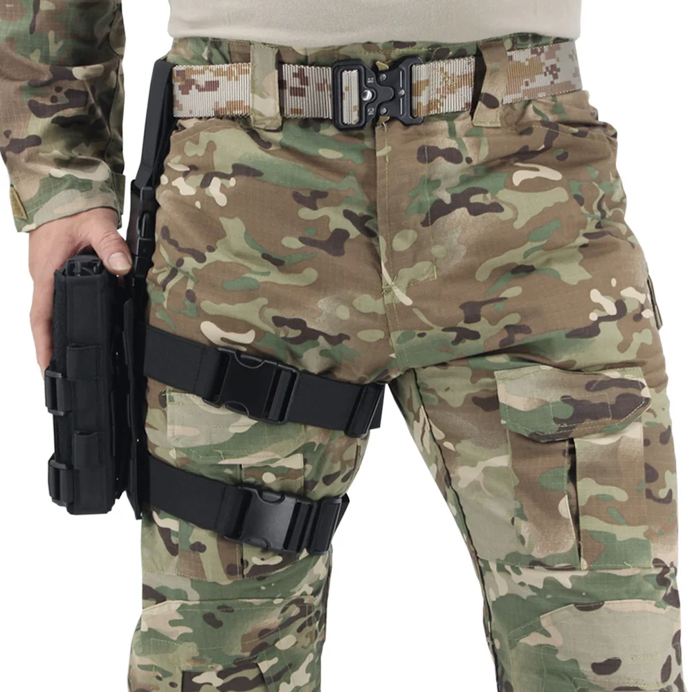 Tactical nóżka stojak platformy z Molle pistolet kabura prawa ręka dla M9 1911 Glock 17 19