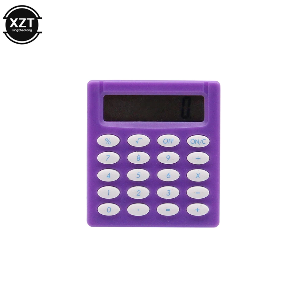 Petite calculatrice carrée portable, calculatrice créative personnalisée, mini document de bonbons, électronique pour l\'école et le bureau