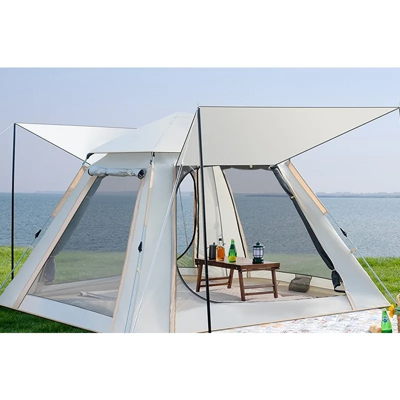 

Tent Outdoor Portable Folding Field Camping Thickened Rainproof Camping Beach Sunscreen