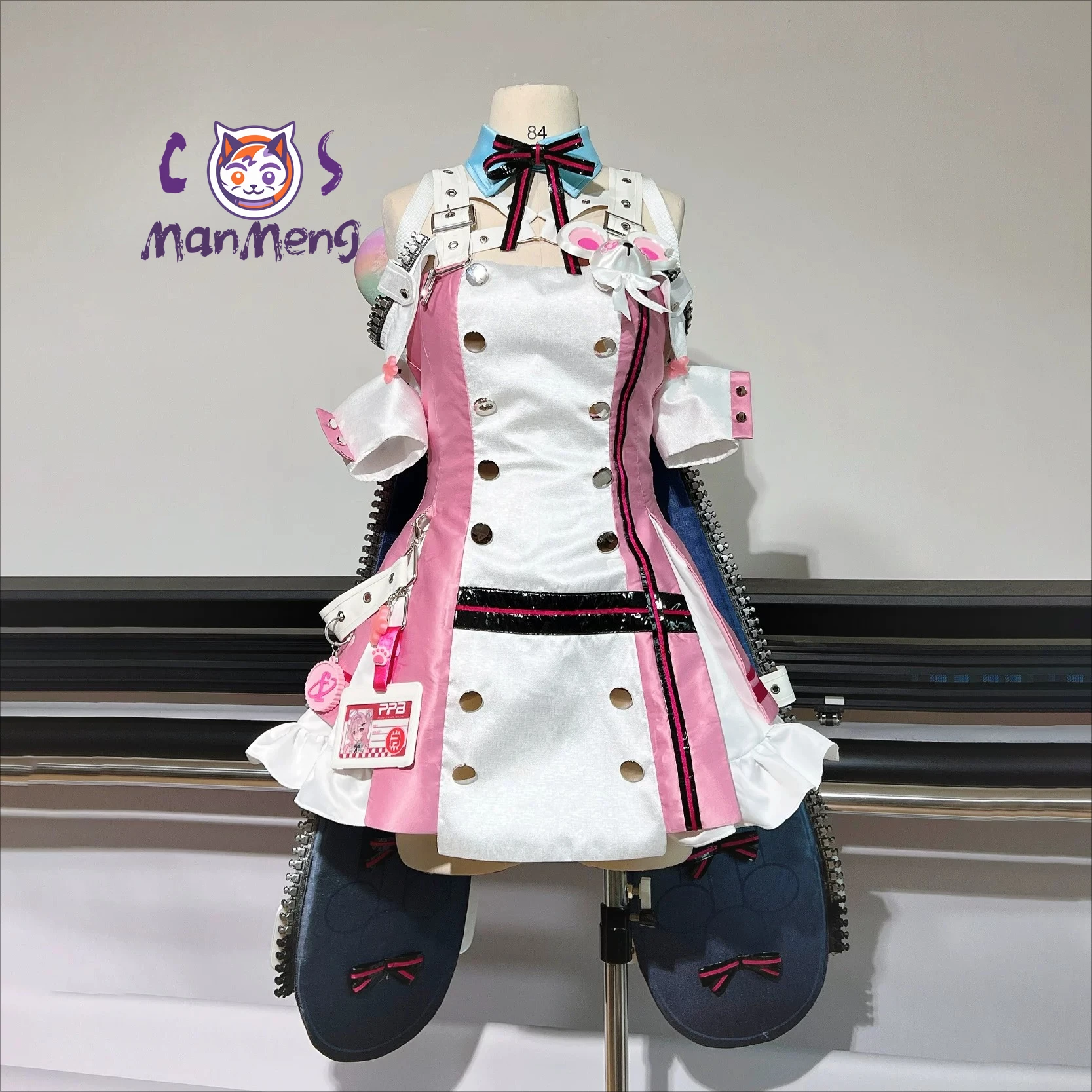 

Neverness to Everness Chiz Cosplay Costume 2026 New Girl Sweet Lolita Dress Gloves Props Wig Halloween Party Chiz NTE Uniform