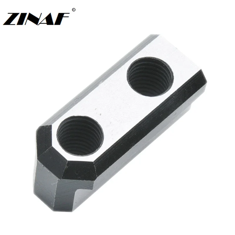 Imagem -02 - Mandril Hidráulico para Torno Cnc Chato e Ferramenta de Corte Oco t Nut Block Polegada Furo Interno Suporte de Usinagem T-slot Sbt 8