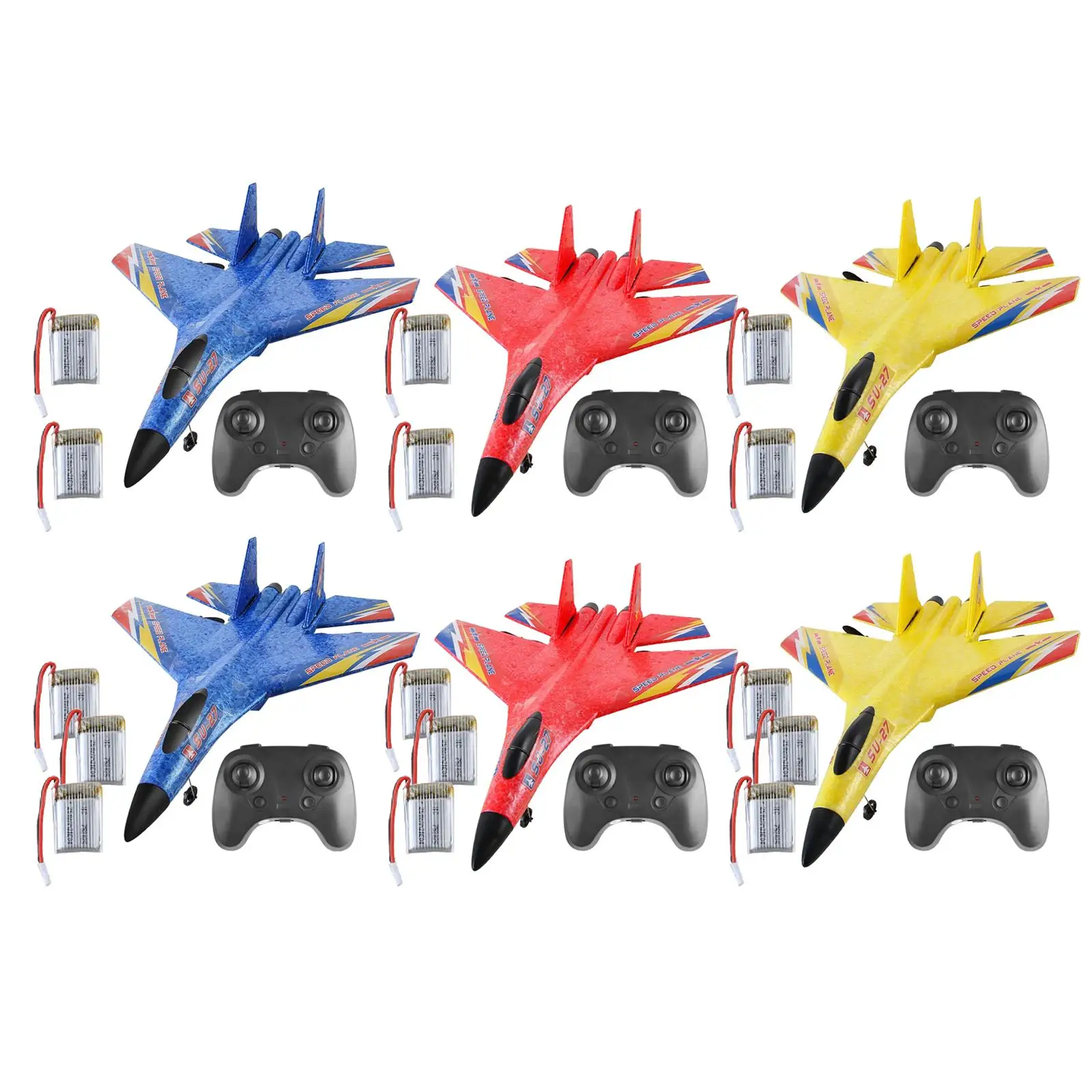2.4G Remote Control Airplane SU27 RC Plane Model 300M High Durable EPP Foam