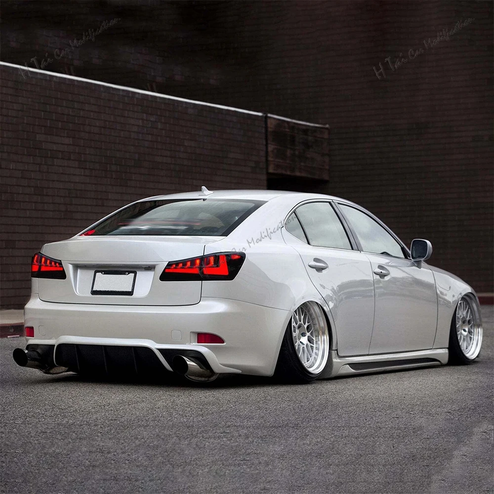 LED Tail Lights For 2006-2012 Lexus IS250 IS300 IS350 ISF Rear Lamps Taillights Dynamic Turn Signal Car Taillight Assemblies