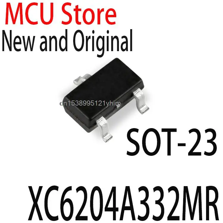 10PCS New and Original  4A2D SOT-23 XC6204A332 SOT23 XC6204 SOT XC6204A332MR