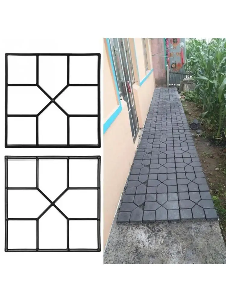 Moule à pavés en ciment pour allée de jardin, outil de pavage en béton pour cour, outil de pavage en plastique DIY, outil de pavage en ciment pour couloir
