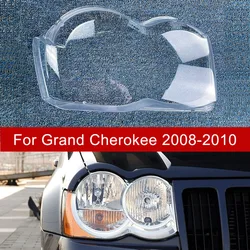 For Jeep Grand Cherokee 2008 2009 2010 Car Front Headlight Lens Cover Auto Case Headlamp Glass Lampshade