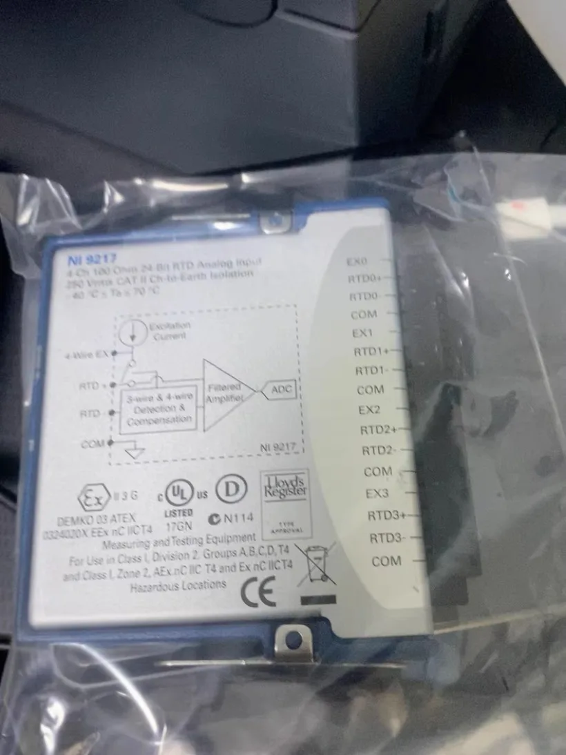 1PC National Instruments NI 9217 cDAQ High-Resolution Temperature DAQ for Compact Systems#Xing