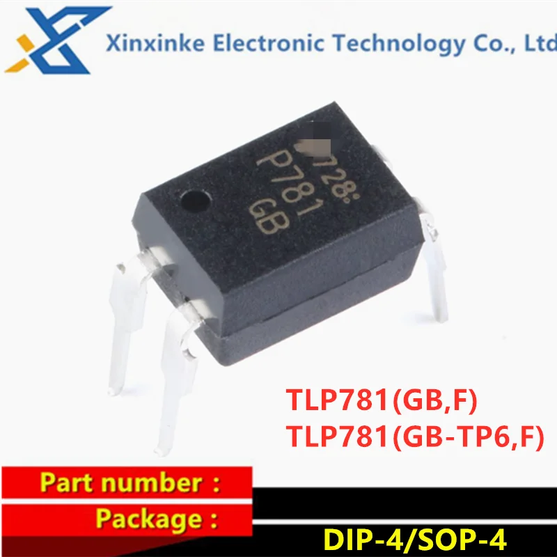 20PCS TLP781(GB-TP6,F) TLP781 SMD-4 DIP-4 TLP781(GB,F) Transistor-type Optocoupler Chip