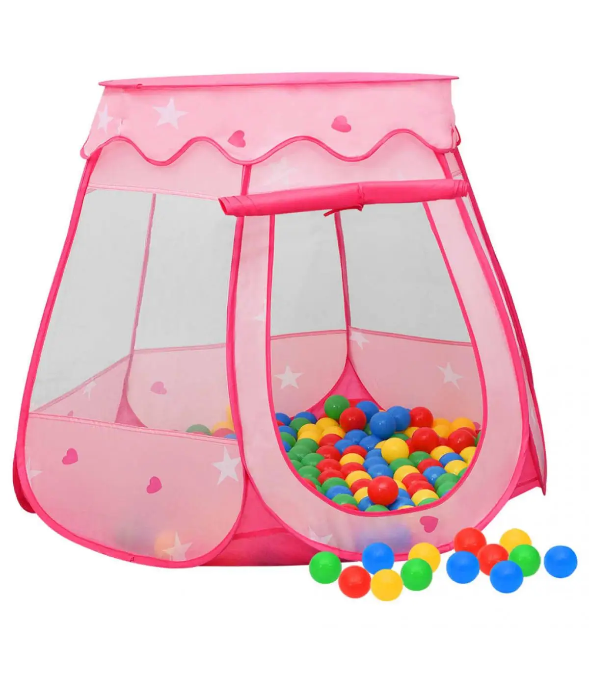 102x102x82 cm pink children's play tent and tunnels tents