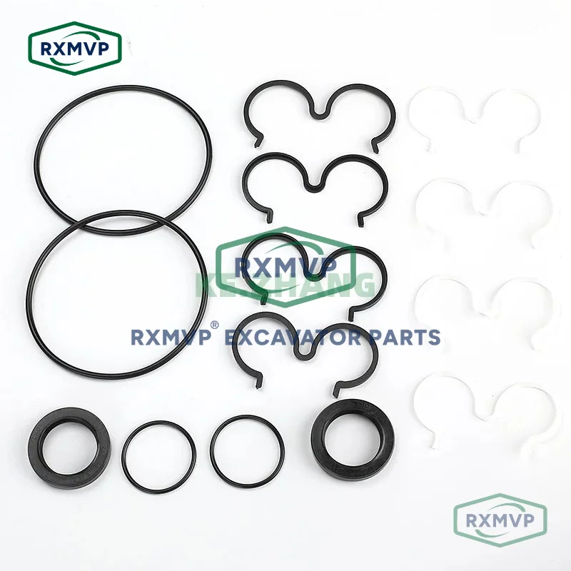 Kezhang Mechanic Excavator gear pump oil seal kit For Excavator K3V112 E320 E330C E312B hydraulic pump seals repair spare parts