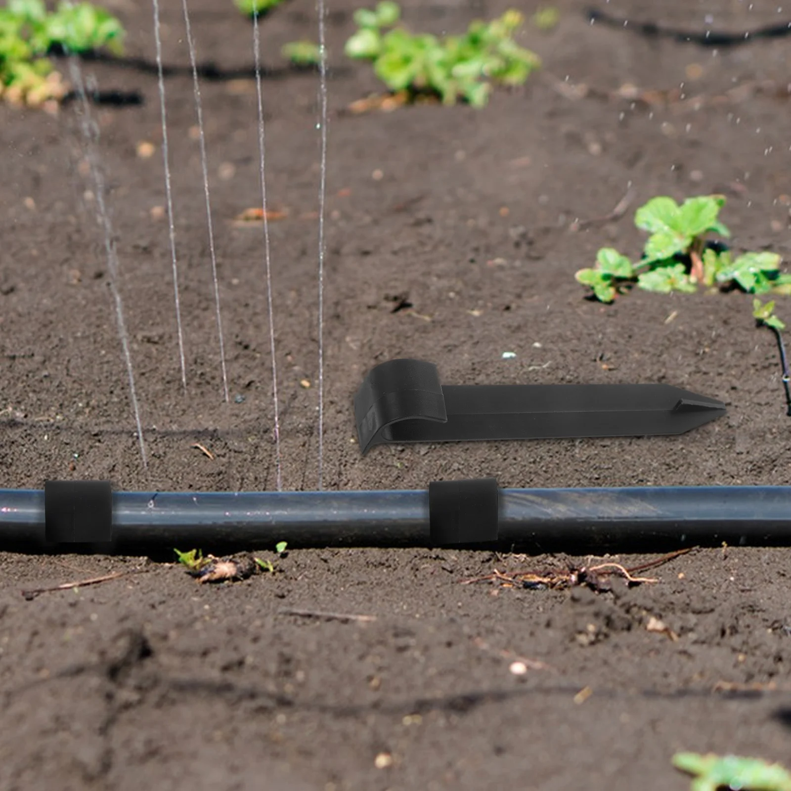 

10pcs Garden Stabilizer L-Shaped Pp Plant Support Peg For Micro Irrigation Ground Insert Garden Rod Spike Drip Stake