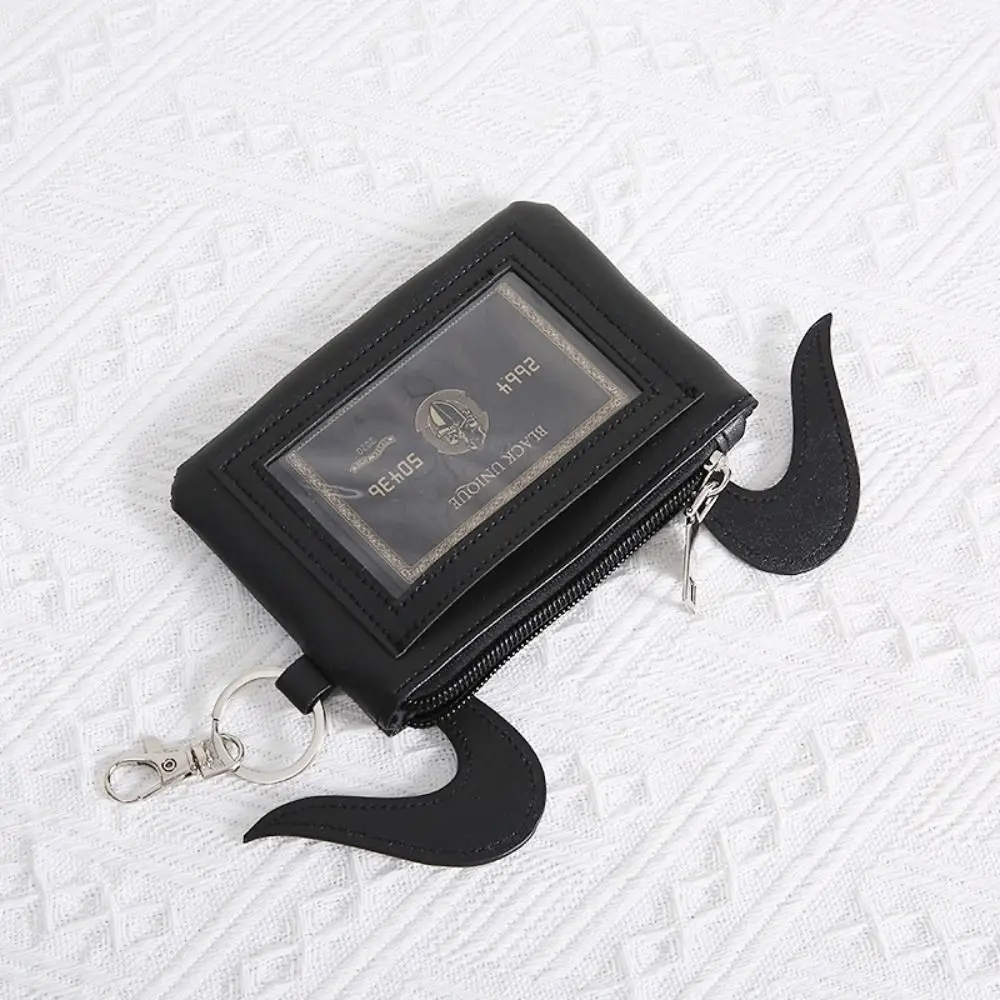 

Retro Ghost Halloween Coin Purse Zipper Makeup Bag Small Item Bag PU Solid Color Pumpkin Card Bag Outdoor