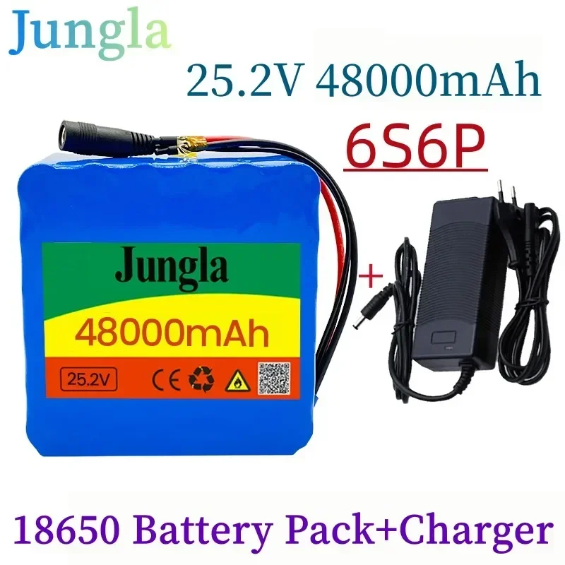 

Quality 6s6p 24V 48ah 25.2v lithium battery pack battery for electric bicycle eBike Scooter Wheelchair cutter with BMS + charger