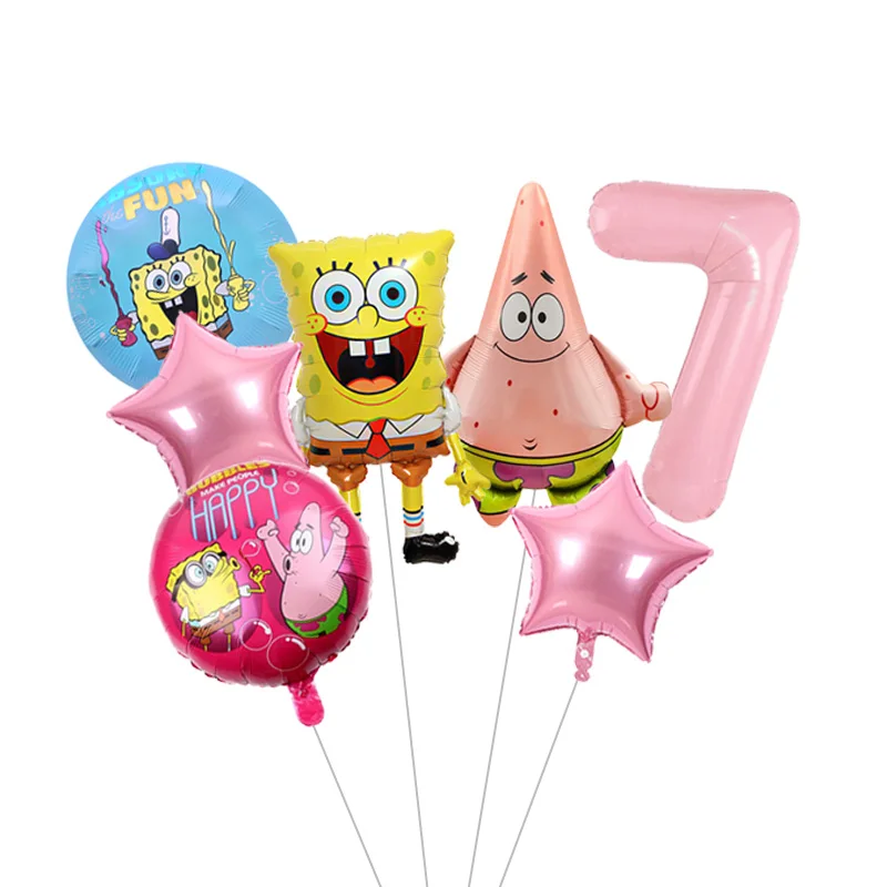 Niedlicher SpongeBob-Themen-Partykerzen-Geburtstagstorten-Topper für Kinderfeier-Dekoration – Detail 34