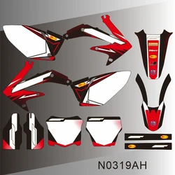 For Honda CRF 450R CRF450R CRF 450 2005 2006 2007 2008 Graphics Decals Stickers Motorcycle Background Custom Number N0319AH