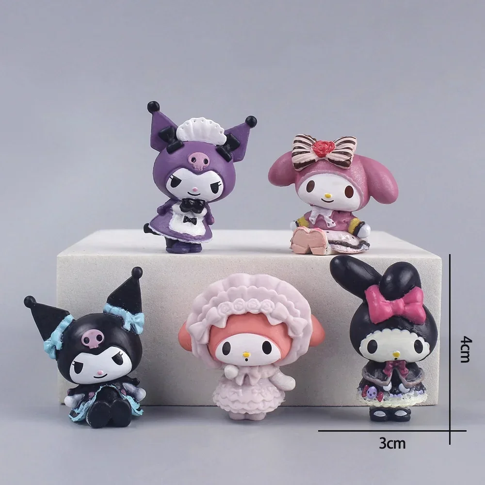 Sanrio Blind Box Figurki Zabawki Kawaii Anime Cinnamoroll Kurumi My Melody Doll Ozdoba dekoracyjna Prezent świąteczny dla dzieci