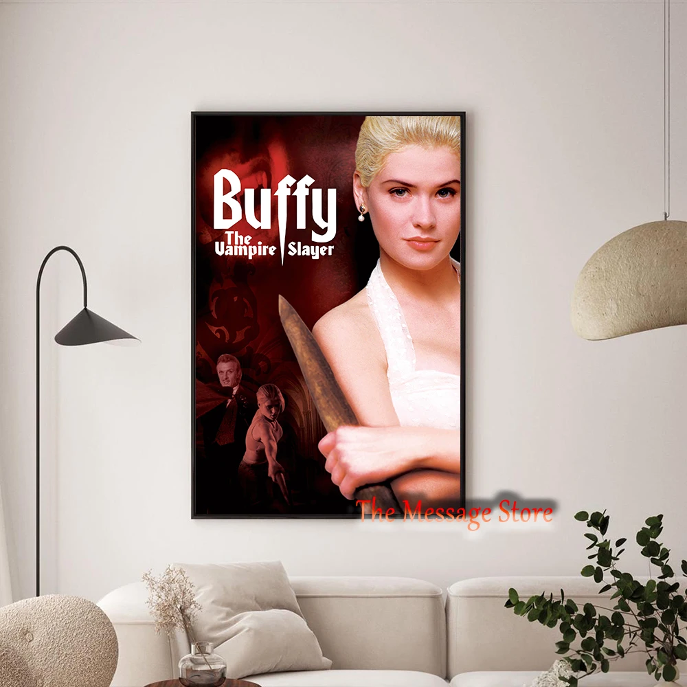 Buffy The Vampire Slayer 90s TV Show Poster Classic TV Series Wall Art Canvas Painting Buffy The Vampire Slayer Home Wall Decor