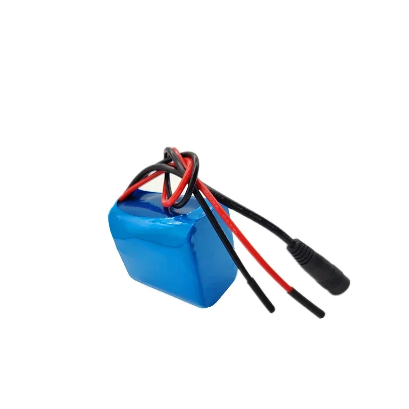 100% real large capacity 11.1V/12.6V 12800mAh 3S2P 18650 lithium-ion battery pack with built-in intelligent BMS for LED lights