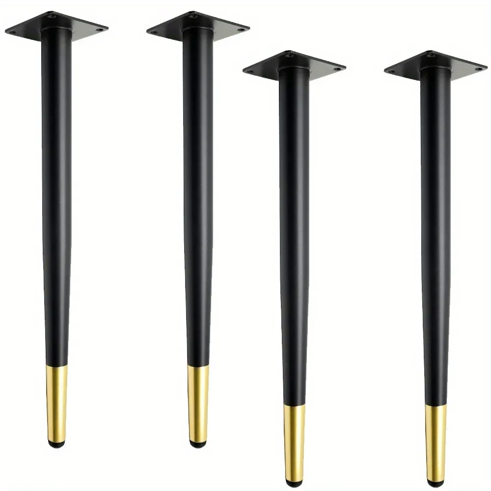 4PCS 72cm Furniture Legs Table Legs Chair Iron Brass Steel Furniture Feet Side Desk Metal Dressing Dining Coffee Table Legs