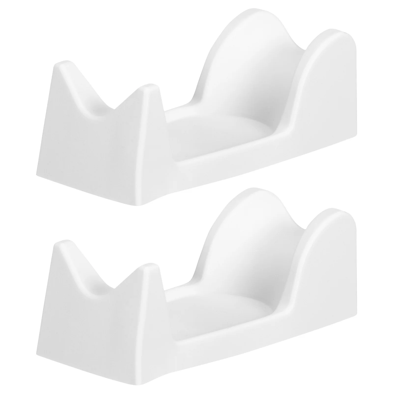 Sedile porta maniglia da 2 pezzi per lucidatrice elettrica per unghie, rack in plastica inodore con funzione di archiviazione, organizer da tavolo per nail art