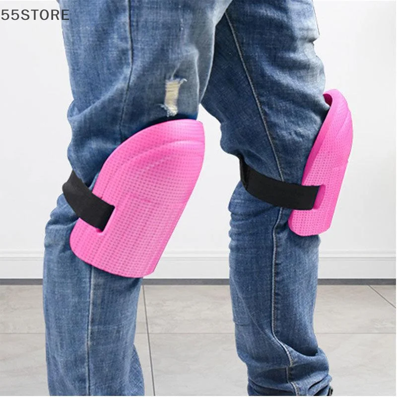 2 pezzi di protezione per ginocchio ispessimento dell'umidità pasta per ginocchio pavimento artefatti in mattoni piastrelle di mattoni fango lavoratori giardino strumenti di lavoro manuale