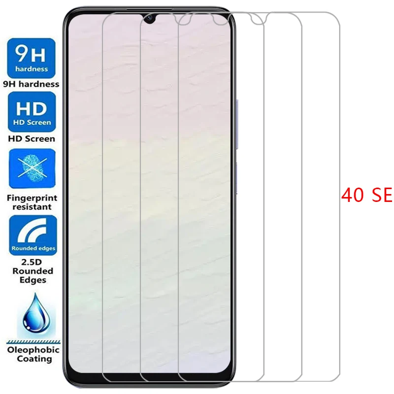 Protector de pantalla para tcl 40 se, vidrio templado protector en tcl40 40se tcl40se, película para teléfono, vidrio 9h tlc