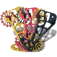 Bicicleta de carretera 14T 16T polea de cerámica rueda Jockey MTB bicicleta de montaña jaula de polea de gran tamaño para 12S Sram Eagle XX1/X01/GX/NX /GX AXS