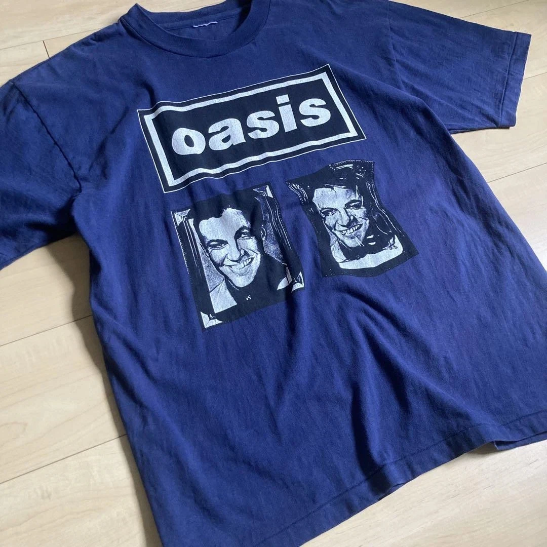 Camiseta de banda Vintage Oasis de los años 90 XL, camiseta de Oasis Blur Recchi para hombres, camisetas gráficas, camiseta Vintage, ropa para hombres