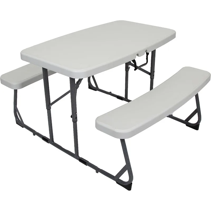 Compact Kids Picnic Table, White