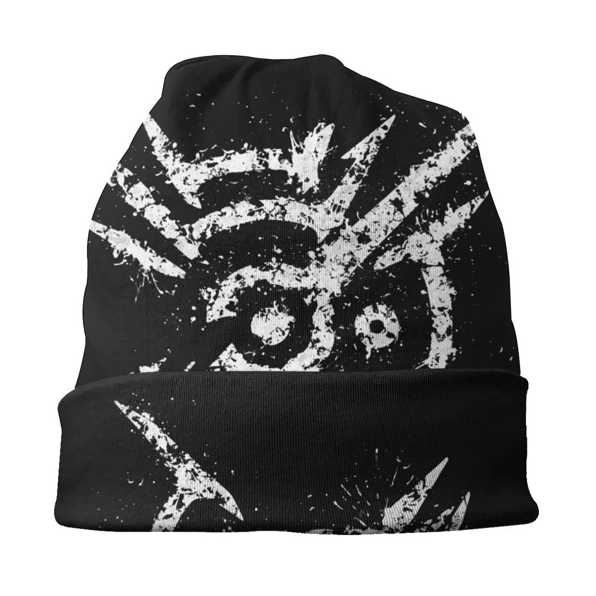 Dishonored Outsider Mark Bonnet Hats Knit Hat Cool Autumn Winter Outdoor Skullies Beanies Hat Unisex Adult Warm Dual-use Cap image 3