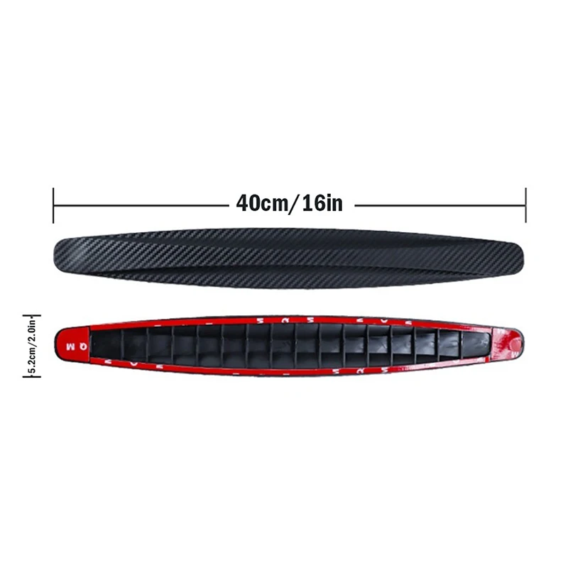 Car Bumper Protector Strip 2pcs Guard Corner Protection Strips Scratch Protector Crash Blade Anti-collision Auto Accessories