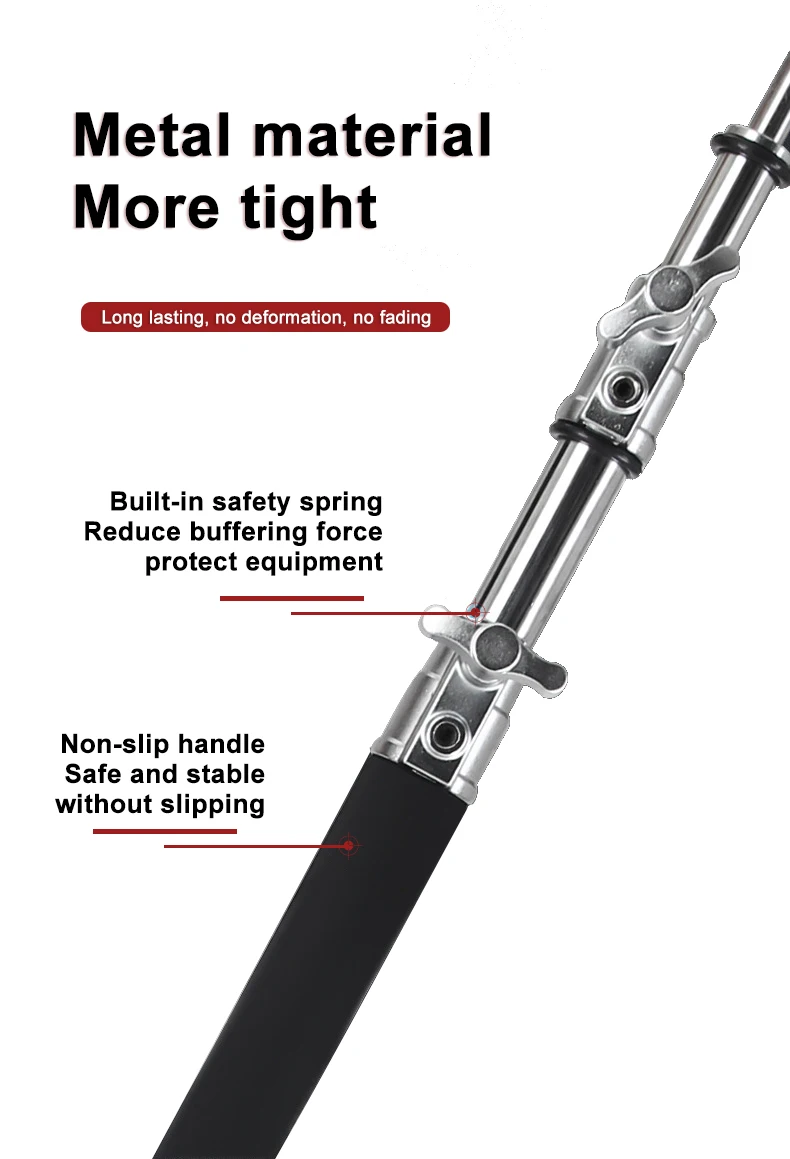 RapDuty-Support de Photographie observateur, 3.3m, Jambe Magique en C, Barre Transversale, Roulettes à Comcussion