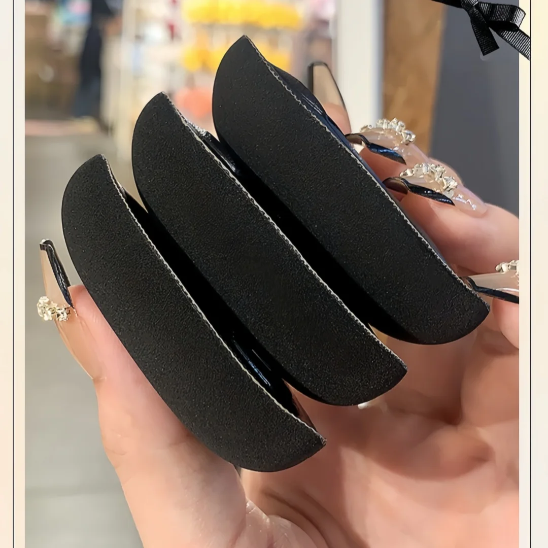 198-MSMEESHU Mishu Bouffée de fil d'ananas noir, coussin d'air pour guimauve, double usage, non sujette pour couper, super douce et adhérente