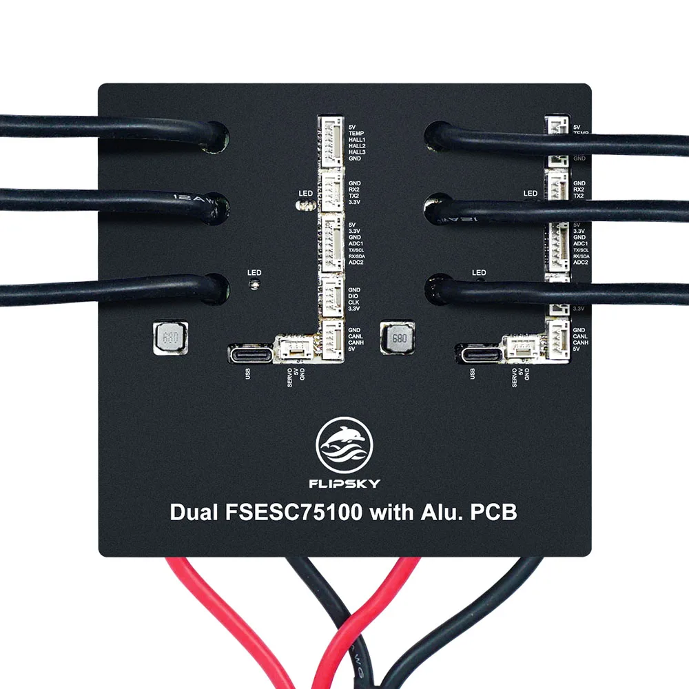 Flipsky Dual 75100 With Aluminum PCB Based on VESC for Electric Skateboard / Electric Scooter / Ebike Speed Controller