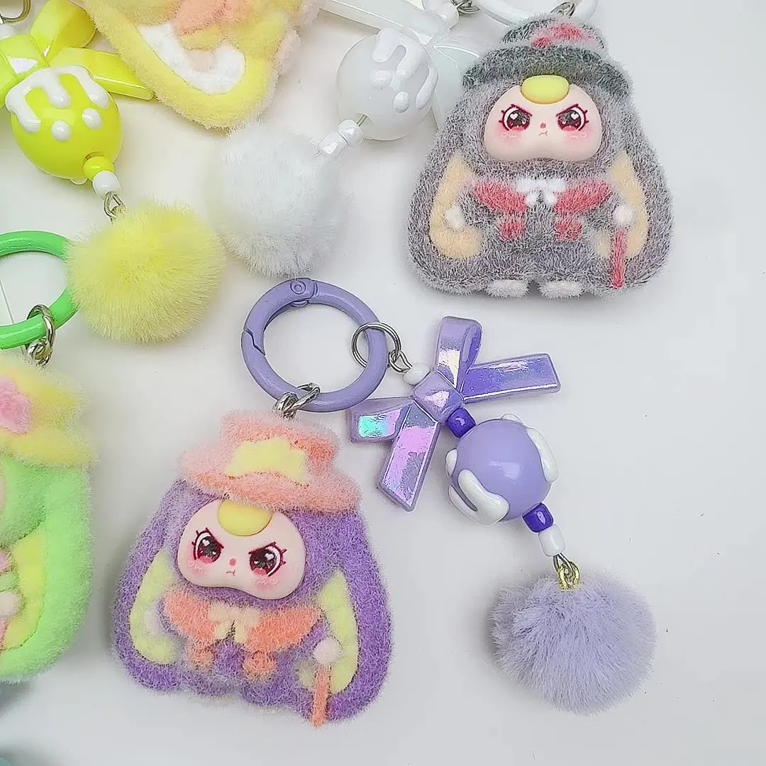 

Velvet Gentleman Doll DIY Accessories for 3-Year-Olds Cartoon Charm Bead Keyring Portable Pendant Live-Streaming Trend Toy Penda