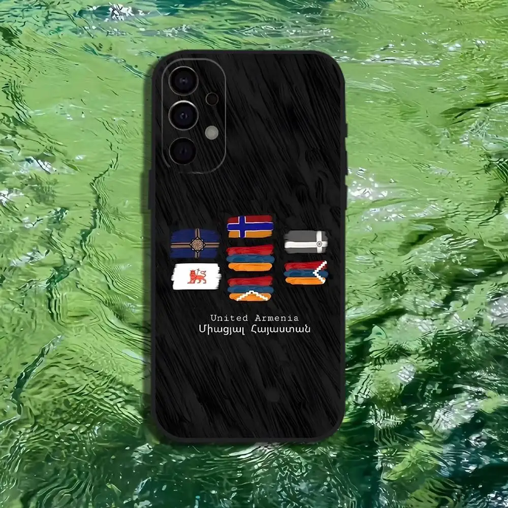 Armenië Vlag Paspoort ART Telefoon Case Voor Samsung S25, S24, S21, S22, S23, S30, Ultra, S20, Plus, Fe, Lite, Note, 10,9,5G Zwarte Cover
