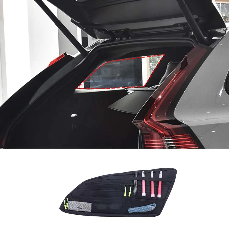 

Car Trunk Organizer Window Storage Pouch Trunk Window Storage Bag Car Trunk Box Stowing Tidying For Volvo V90 V542 2016-2024