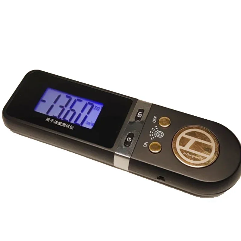 

2025 Portable Negative Ion Concentration Detector Air Ion Concentration Tester High Quality Gold Plated Blue Screen Display