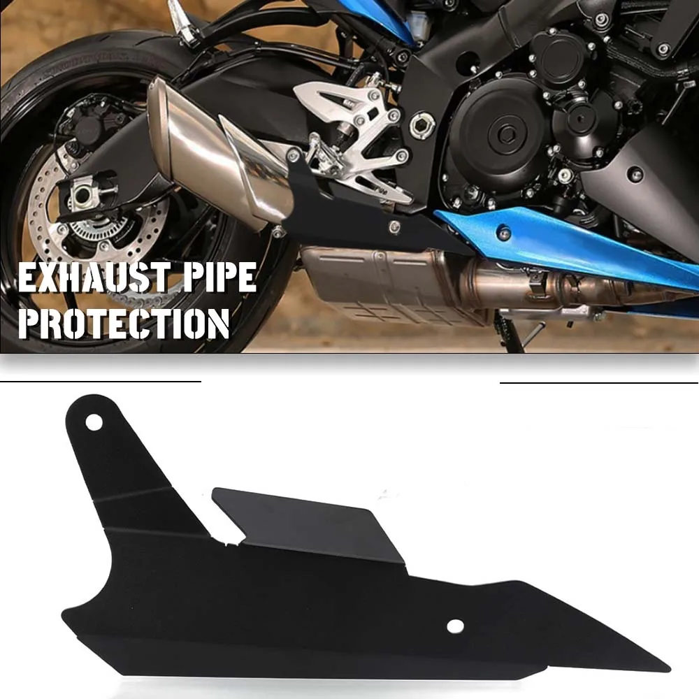 

For SUZUKI GSX-S 1000 / F T5-5754 Aluminium Motorcycle Accessories Exhaust Pipe Protection 2015 2016 2017 2018 2019 2020 2021