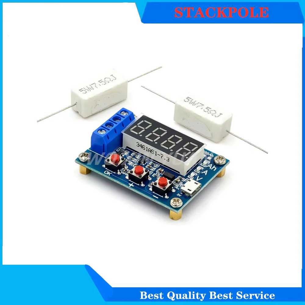 

1.2v 12v 18650 ZB2L3 Li-ion Lithium Battery Capacity Tester + Resistance Lead-acid Battery Capacity Meter Discharge Tester