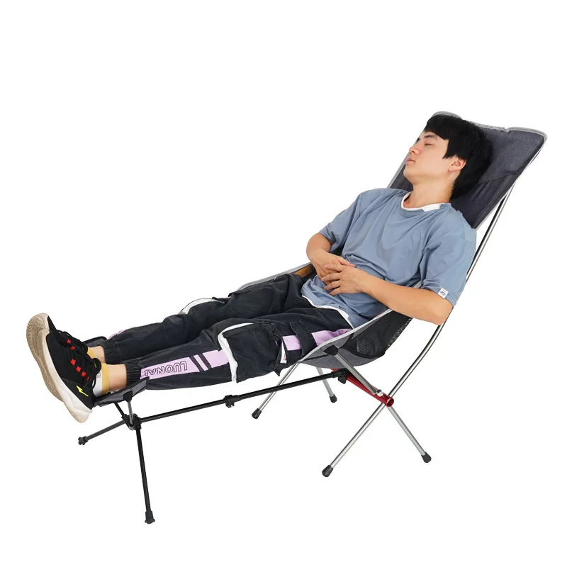 

CLS Outdoor Folding Chair Foot Stool Foot Trailing Extended Leg Stool Moon Chair Kit Portable Recliner Lazy Foot Bracket