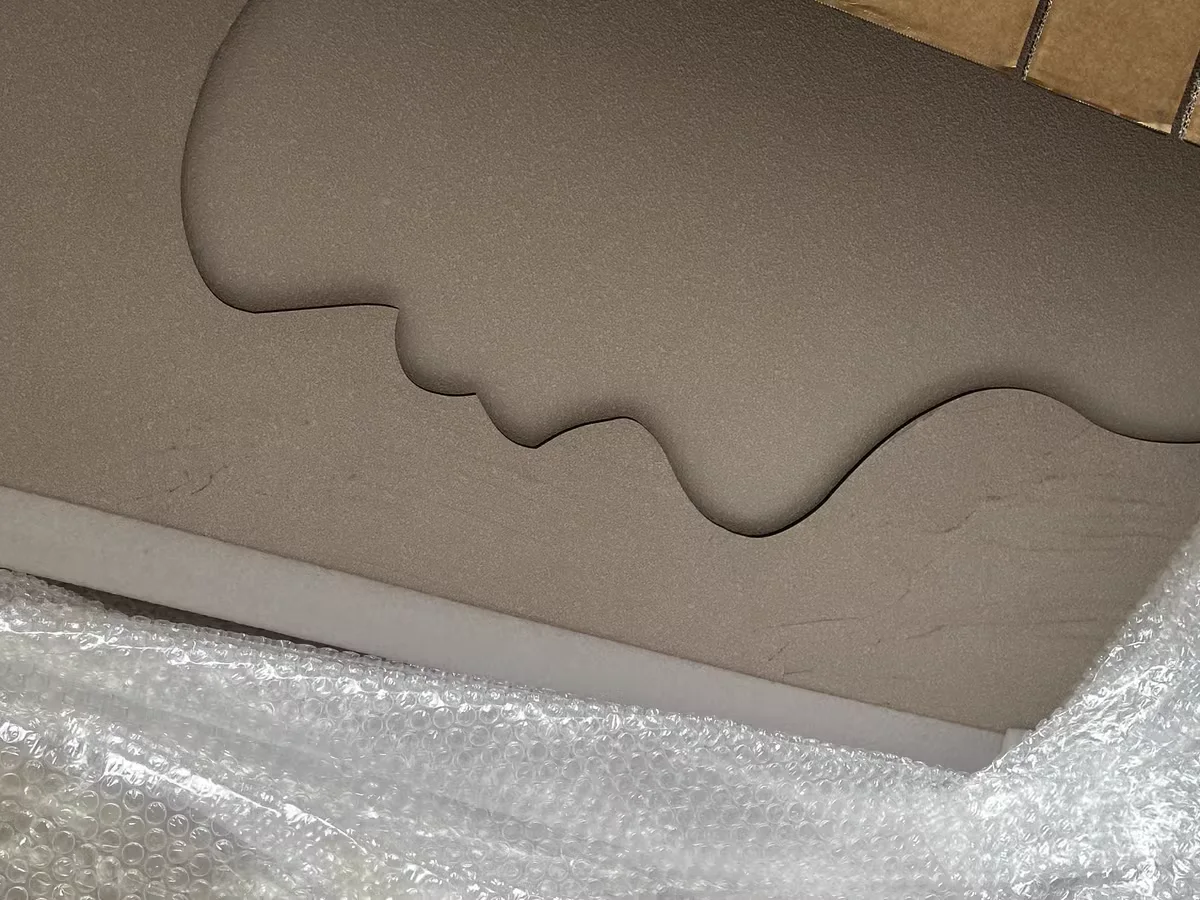 Cream style glowing figure 3D sandstone bedroom mural, simple LED wall light GN256TB