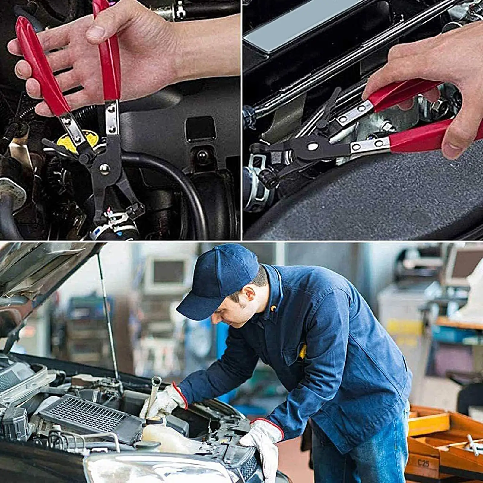 Hose Clamp Pliers Heavy Duty Non-Slip Car Maintenance Gadgets Hose Clamp Removal Tool For Car Repair Motorcycle Truck