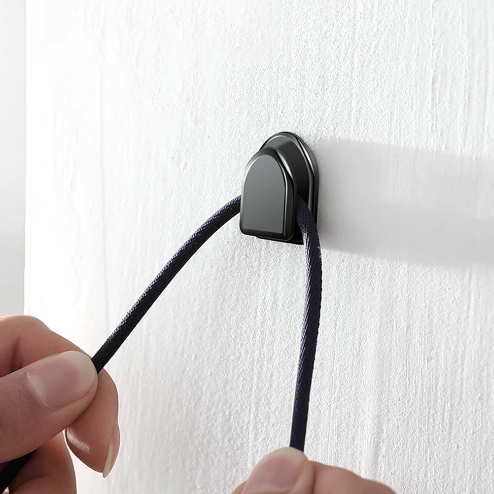 8 Pcs Mini Backseat Hooks Durable ABS Plastic Car Home Use Storage Hangers Multifunctional Toy Hooks