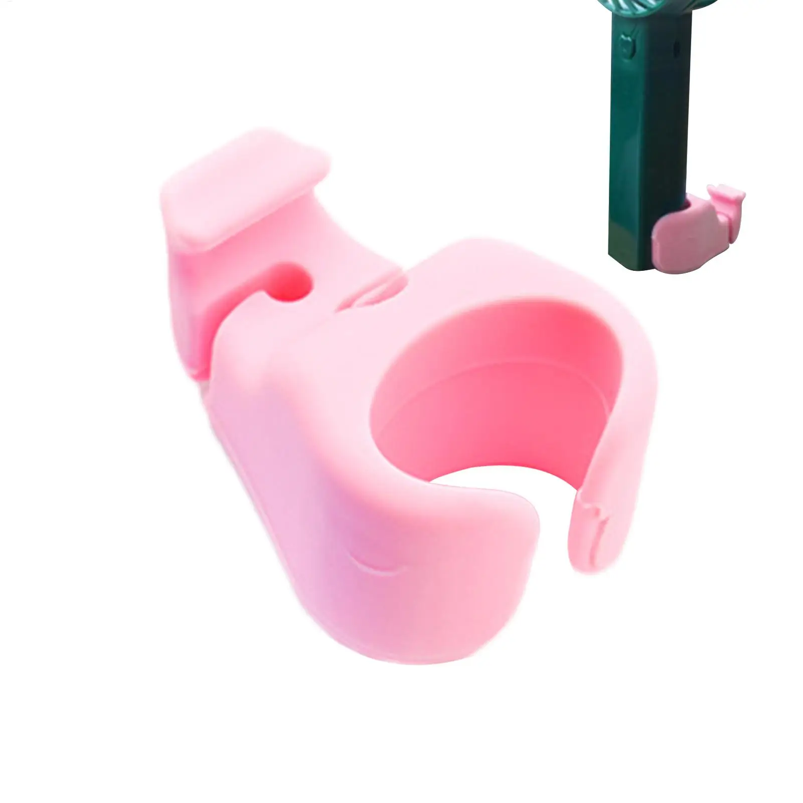 Tragbarer kleiner Lüfterhalter, kompakter Kühler, Lüfterclip, tragbarer kleiner Kühler-Handventilator-Clip für Reisen, Strand, Camping, Wandern