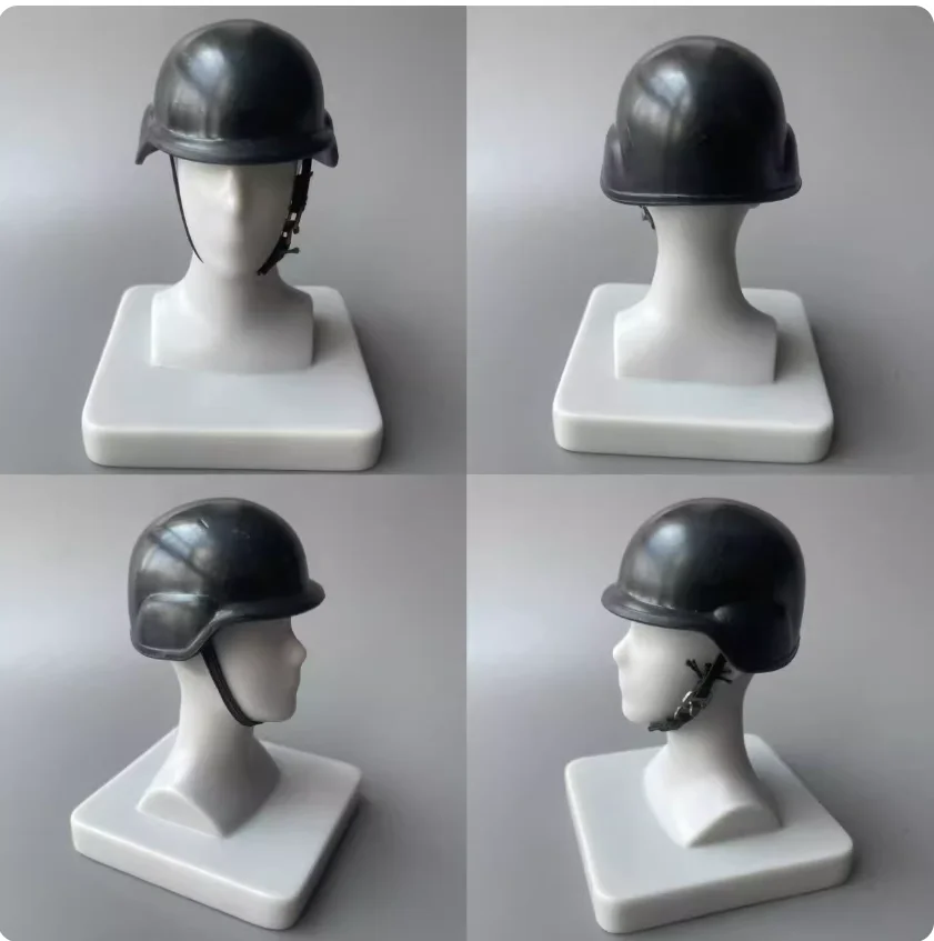 

Little 1/6 Soldier Accessories Black Tactical Hat Helmet High Quality Model For 12'' Action Figure In Stock